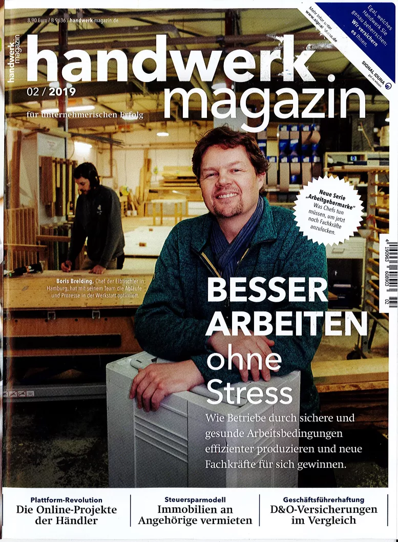 Cover Handwerk-Magazin Feb. 2019
