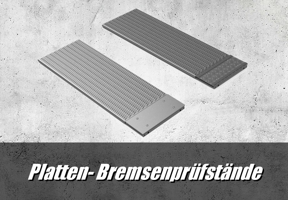 Platten- Bremsenprüfstand