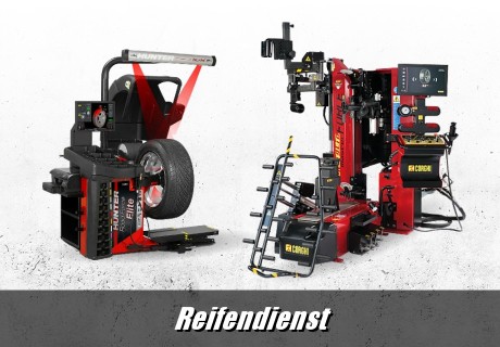 Reifendienstgeräte - für jede Rad/Reifen-Kombination die richtige Lösung