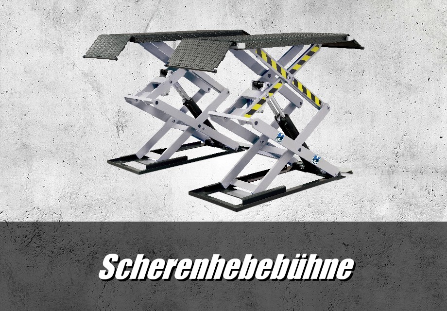 Scherenhebebühne für die Kfz-Werkstatt