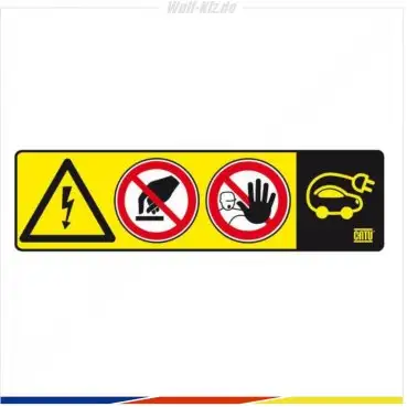 CATU Hinweisschild Elektro- und Hybridfahrzeuge AP-72
