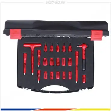 KS Tools 1/4“ Steckschlüssel-Satz mit isolierten Werkzeugen