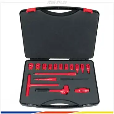 KS Tools 3/8“ Steckschlüssel-Satz mit isolierten Werkzeugen
