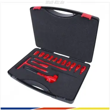 KS Tools 1/2“ Steckschlüssel-Satz mit isolierten Werkzeugen