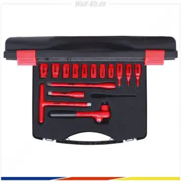 KS Tools 1/2“ Steckschlüssel-Satz mit isolierten Werkzeugen