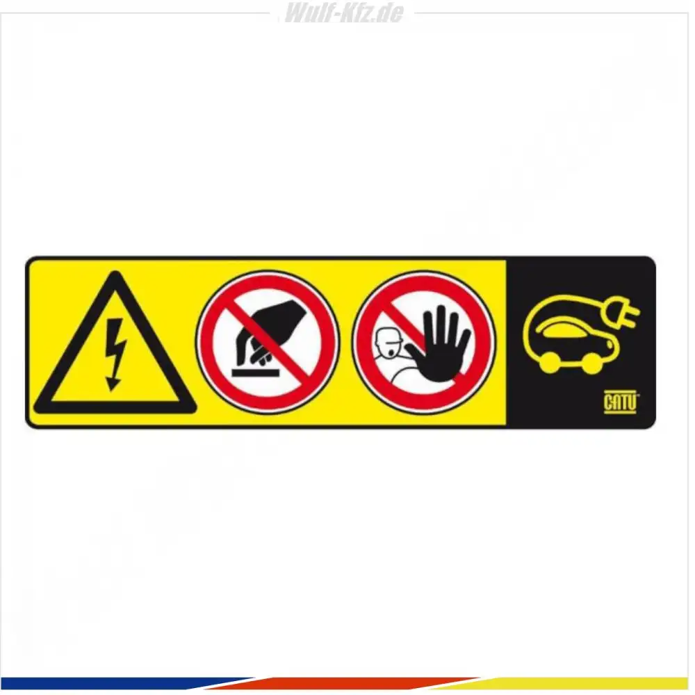CATU Hinweisschild Elektro- und Hybridfahrzeuge AP-72
