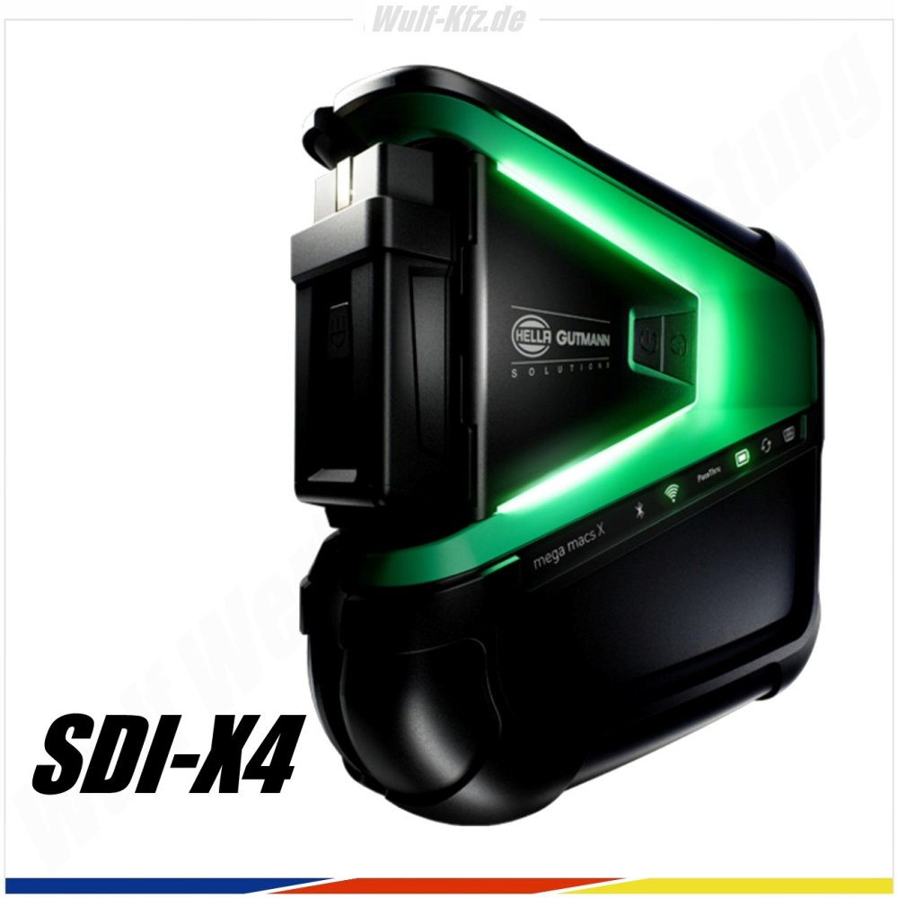Hella Gutmann Tester / Kfz Diagnosegerät mega macs X inkl. SDI Modul X4