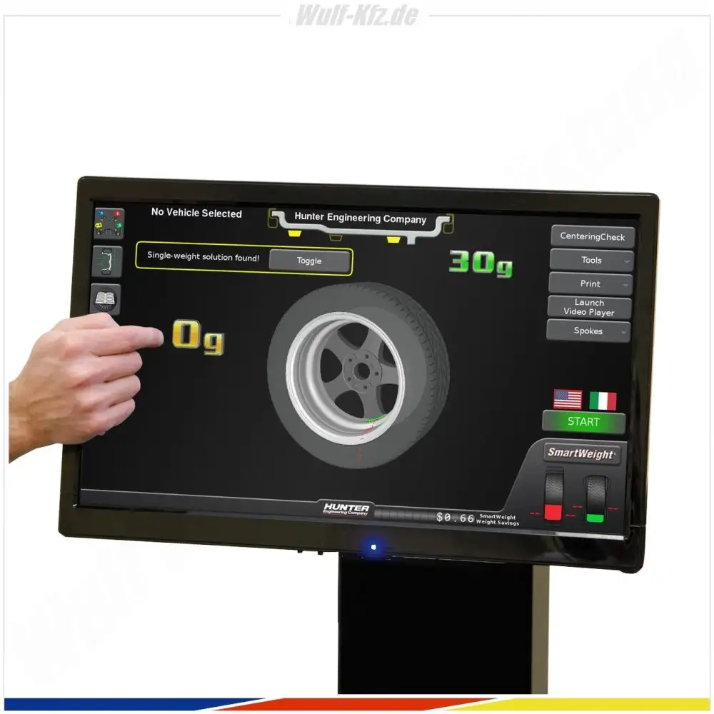 Hunter Radauswuchtmaschine SmartWeight Elite